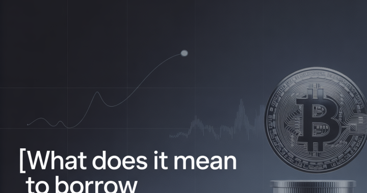 What Does It Mean to Borrow Against Bitcoin?