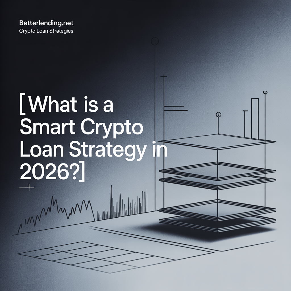 smart crypto loan strategy framework showing structured borrowing approach