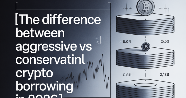 The Difference Between Aggressive vs conservative crypto borrowing in 2026