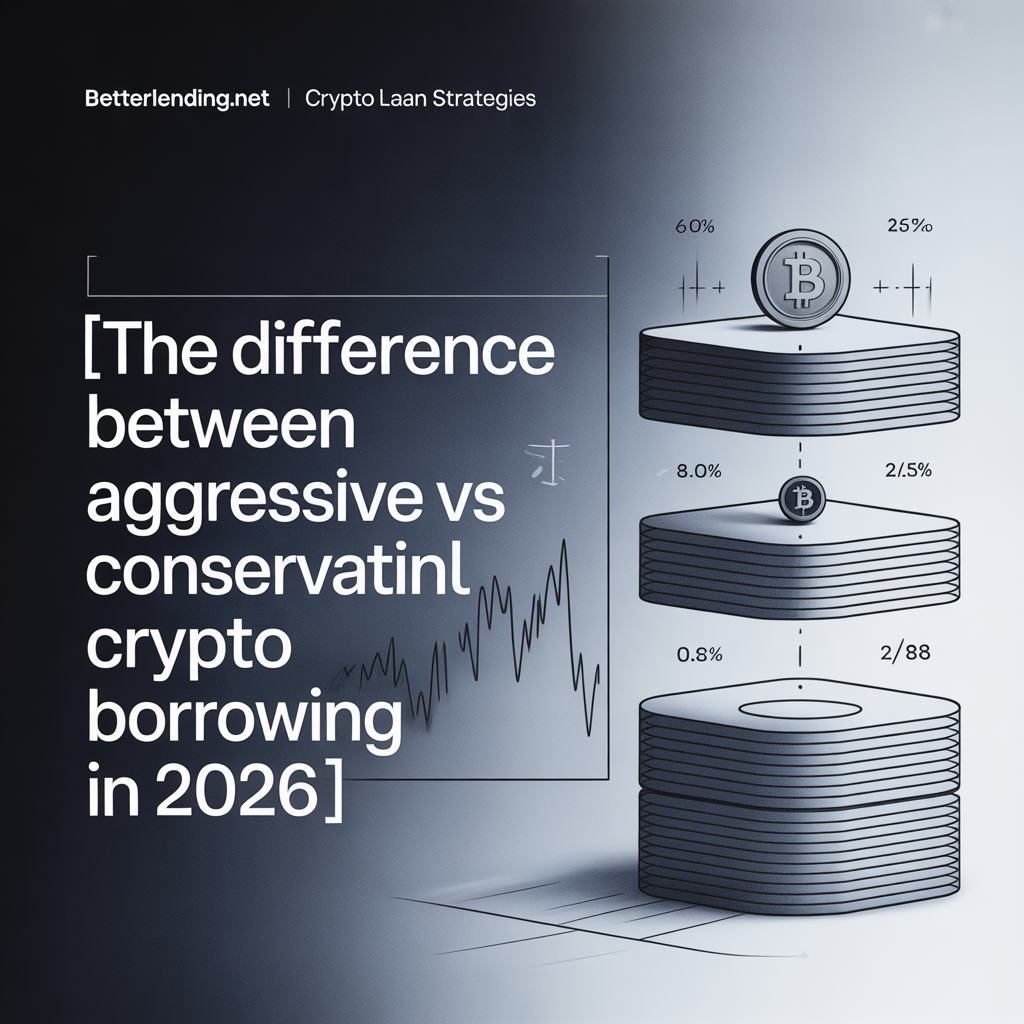 comparison of 10 percent vs 50 percent LTV in crypto loans
