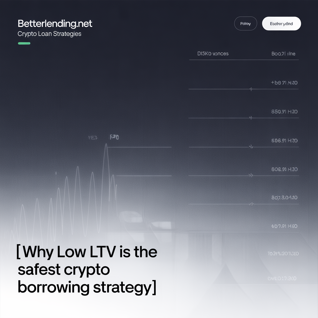 low LTV crypto borrowing strategy with strong risk buffer