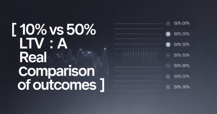 10% vs 50% LTV : A Real Comparison of Outcomes