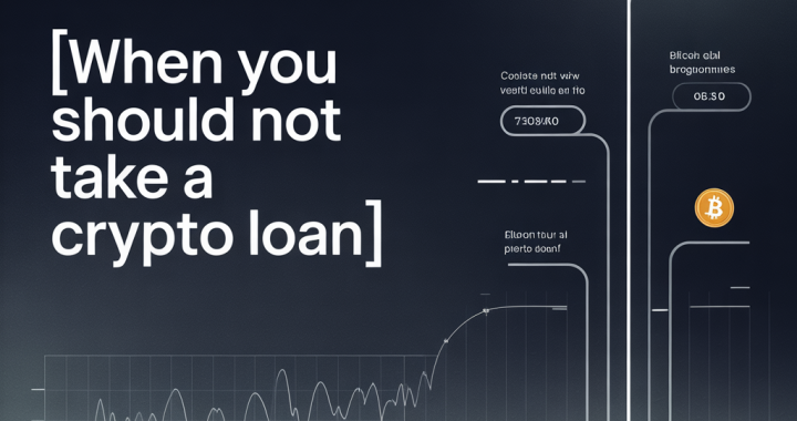when not to take a crypto loan due to high risk