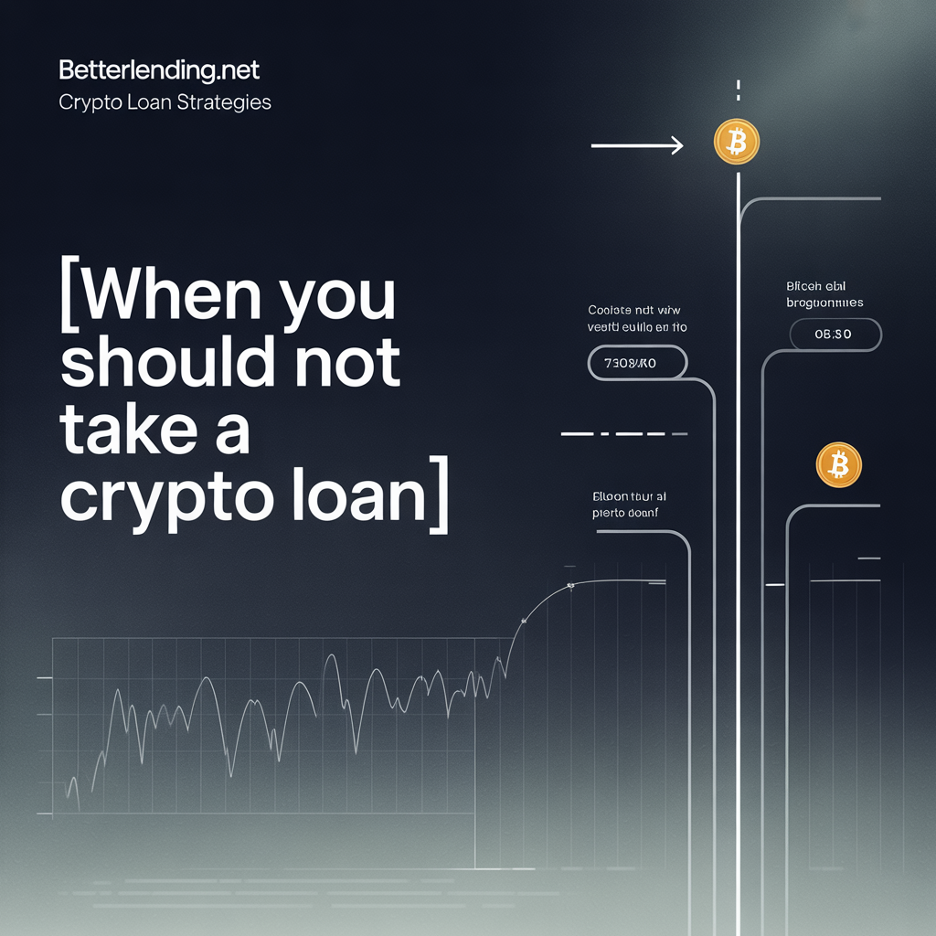 when not to take a crypto loan due to high risk