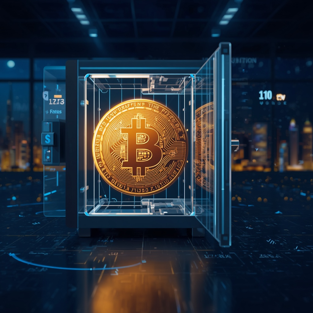 What Happens If Bitcoin Collateral Is Liquidated in the UAE illustration showing Bitcoin collateral, crypto loan liquidation process, and borrower risk assessment in Dubai.