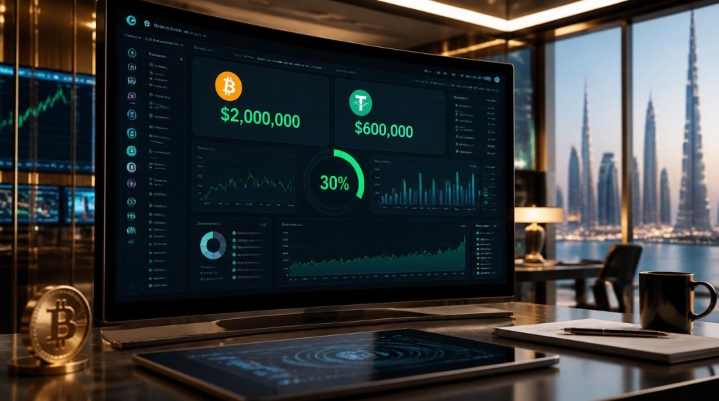 Does Borrowing USDT Against Bitcoin Create Tax Liability in the UAE borrower decision framework showing Bitcoin collateral and USDT loan